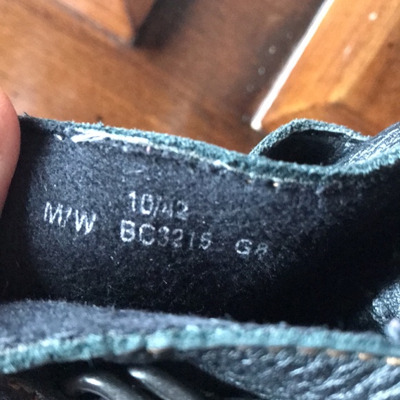 Women’s size 10 b.o.c Black leather clogs BC3215 G8 - Picture 6 of 9